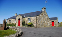 Our rented house in Creevy, Donegal County