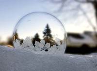 Soap Bubbles in the Winter